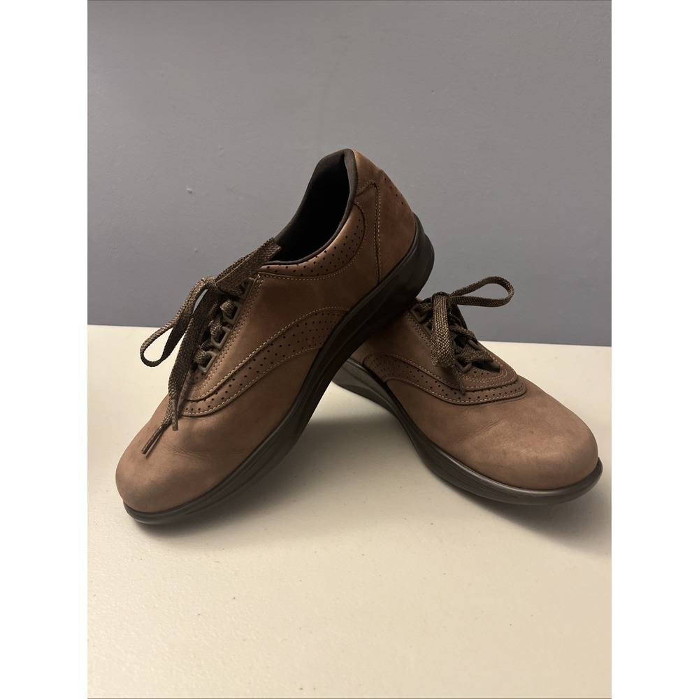 SAS Women's Walk Easy Brown Sneakers Size 9M Made In USA Shoes